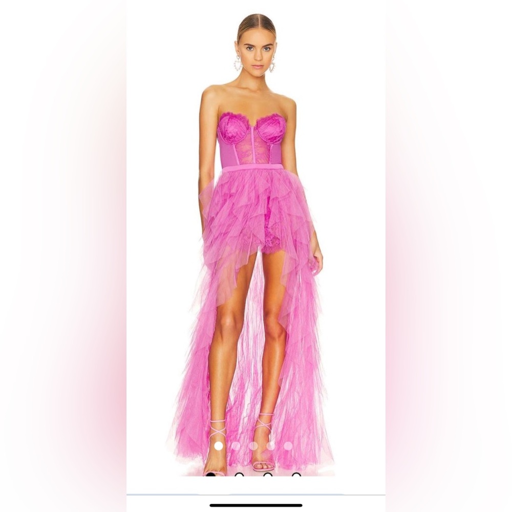NWT  THE BUSTIER DRESS for love and lemons-pink